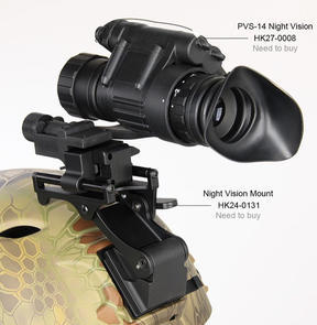 PVS-14 Head Mounted Shimmering Infrared Monocular Night Vision Telescope