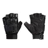 Fighting Mechanical Hard Shell Protective Gloves Outdoor Half Finger Tactical Gloves