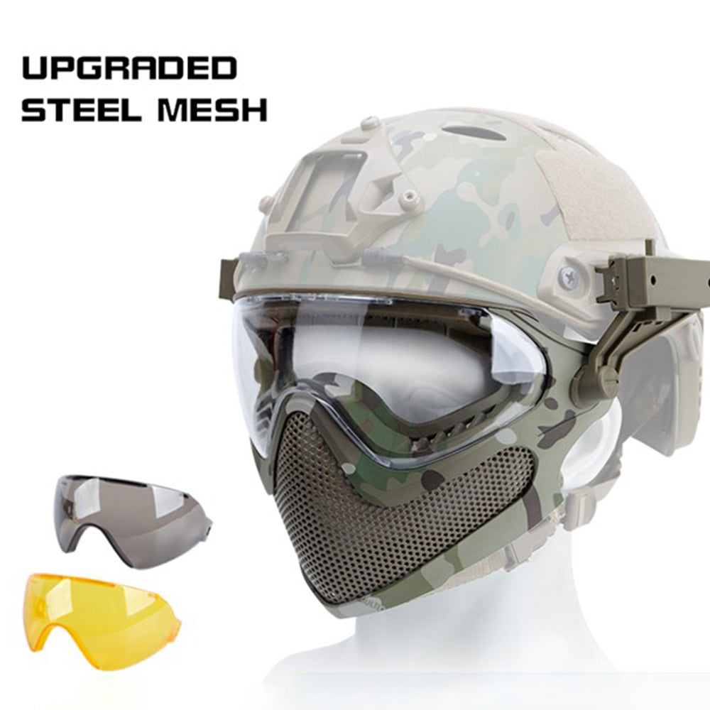 Tactical Pilot Mask (Steel mesh version)