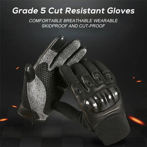 Sheepskin Cut Resistant Full Finger Outdoor Stab Resistant Tactical Gloves