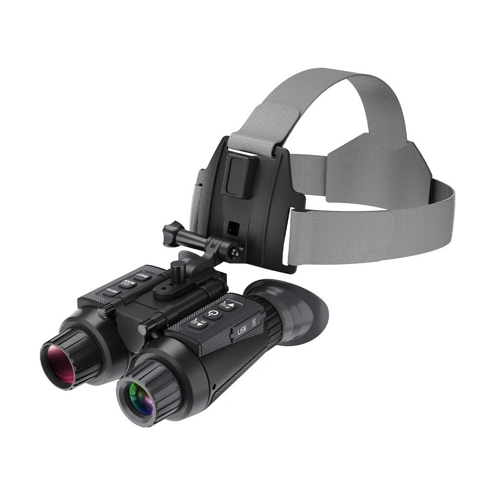 4K Tactical Night Vision Goggles, infrared binoculars for hunting, can be used on the head with a strap on.