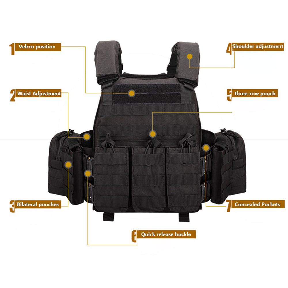 Lightweight Tactical Combat Vest Tactical Gear