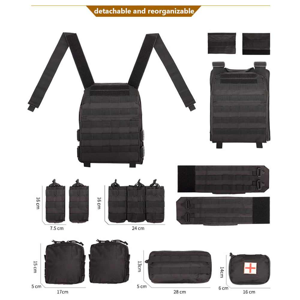 Lightweight Tactical Combat Vest Tactical Gear