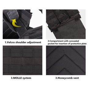 Lightweight Tactical Combat Vest Tactical Gear