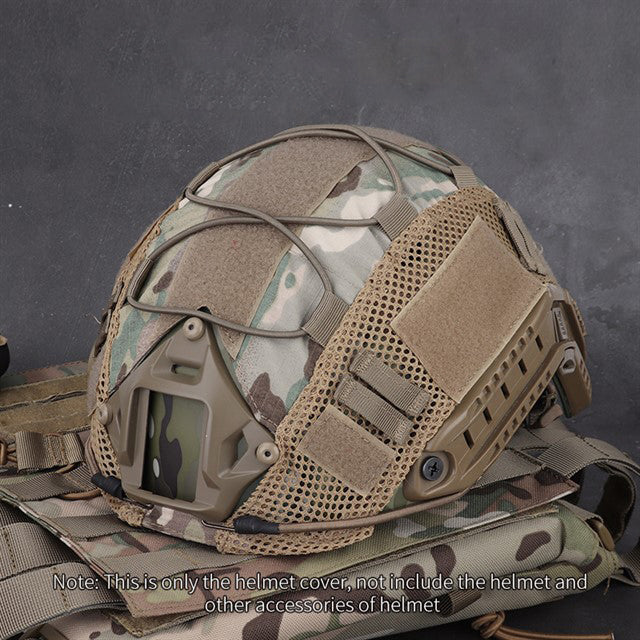 Helmet Cover With Elastic Cord