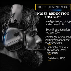 5th Generation Headset(With Sound Pickup & Noise Reduction Function & Head Wearing version)